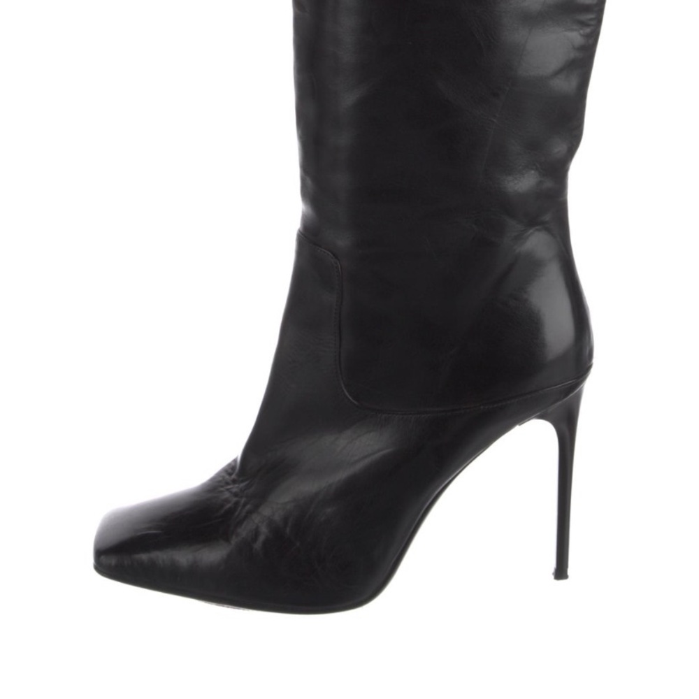 Acne Studios
 Black High Knee Leather Boots